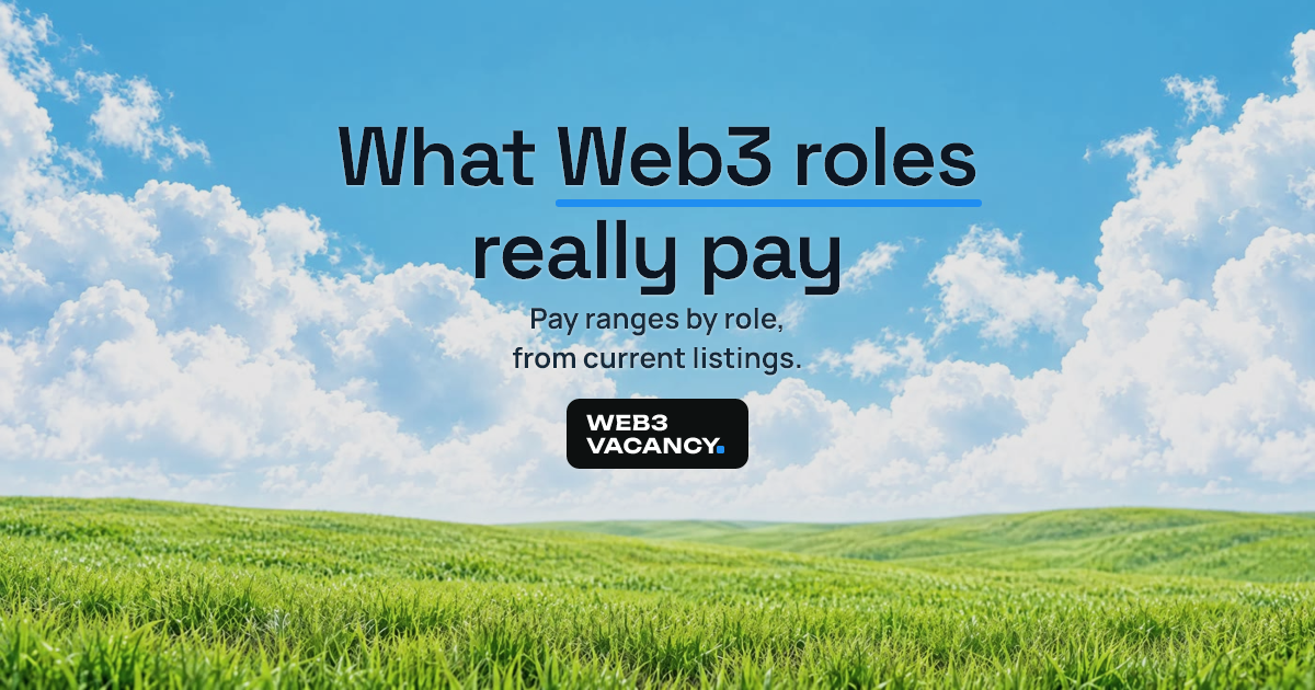 Web3 Salaries (2026): Live Pay Data | web3vacancy