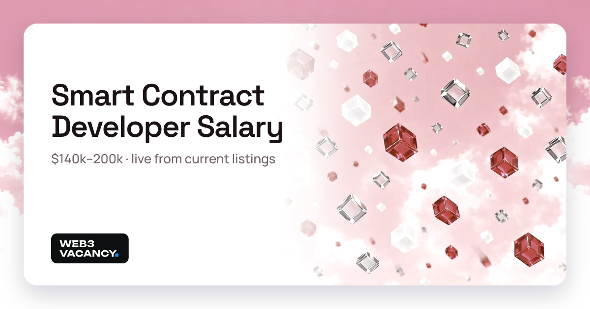 Smart Contract Code Solidity Smart Contract Developer Salary in Web3 (2026) | web3vacancy